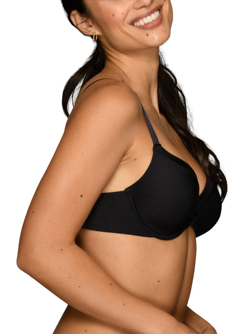 Vanity Fair Women's Front Closure Bra with No-Poke Underwire (34B-44DDD),Average Figure - Black,34C - Image 2